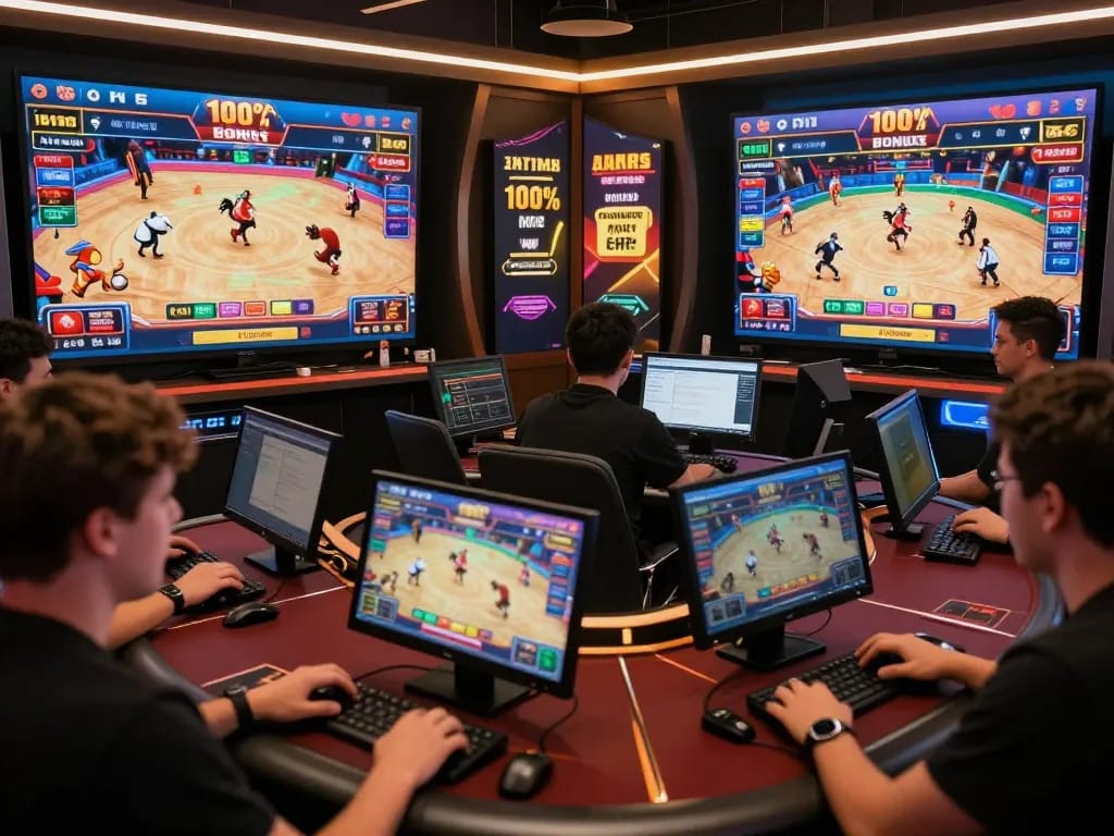 Exciting online betting environment at https://ga179i.com/ with players engaging in live cockfighting events and promotions.