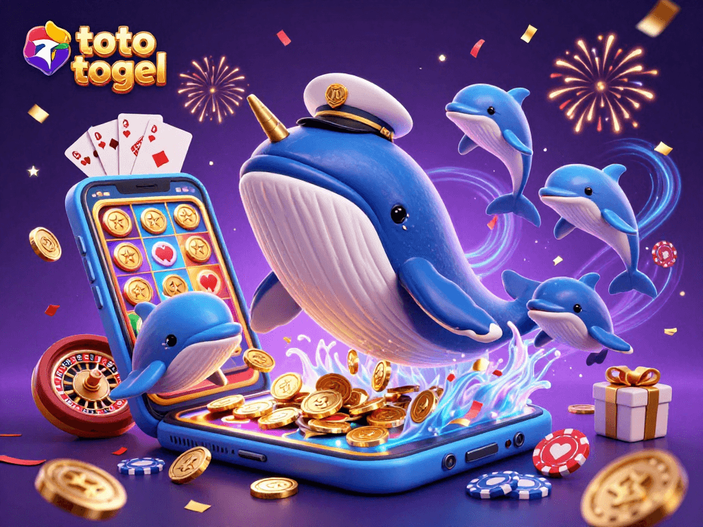 Experience thrilling toto togel action with colorful games and playful marine characters!