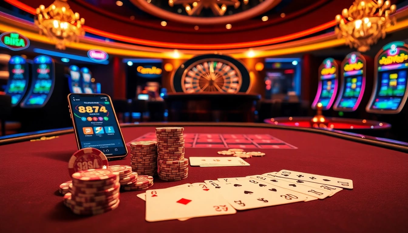 Players engaging with gaming at the vibrant 88aa casino scene filled with excitement and luxury.