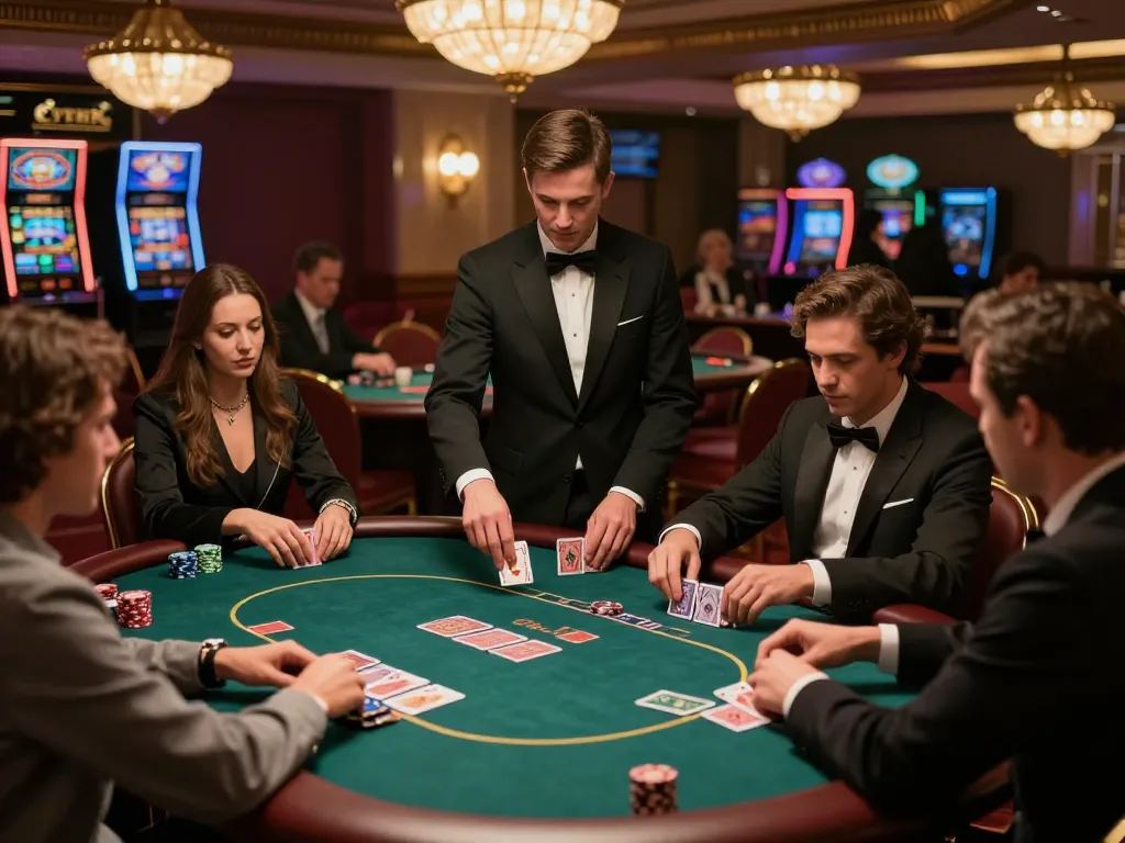 Permainan poker yang menarik di lantai kasino mewah yang menyoroti strategi dan kegembiraan di https://www.goldleafrestaurant.com/wp_glmain/.
