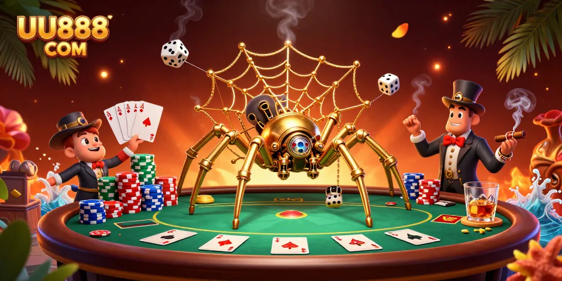 Engage in thrilling gameplay at UU888 COM with dynamic poker and fun steampunk visuals.
