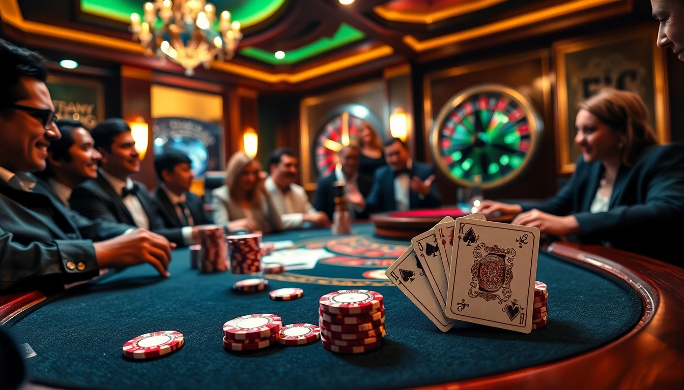 Experience excitement with TRANG CHỦ TG88's luxurious poker table and vibrant casino atmosphere.