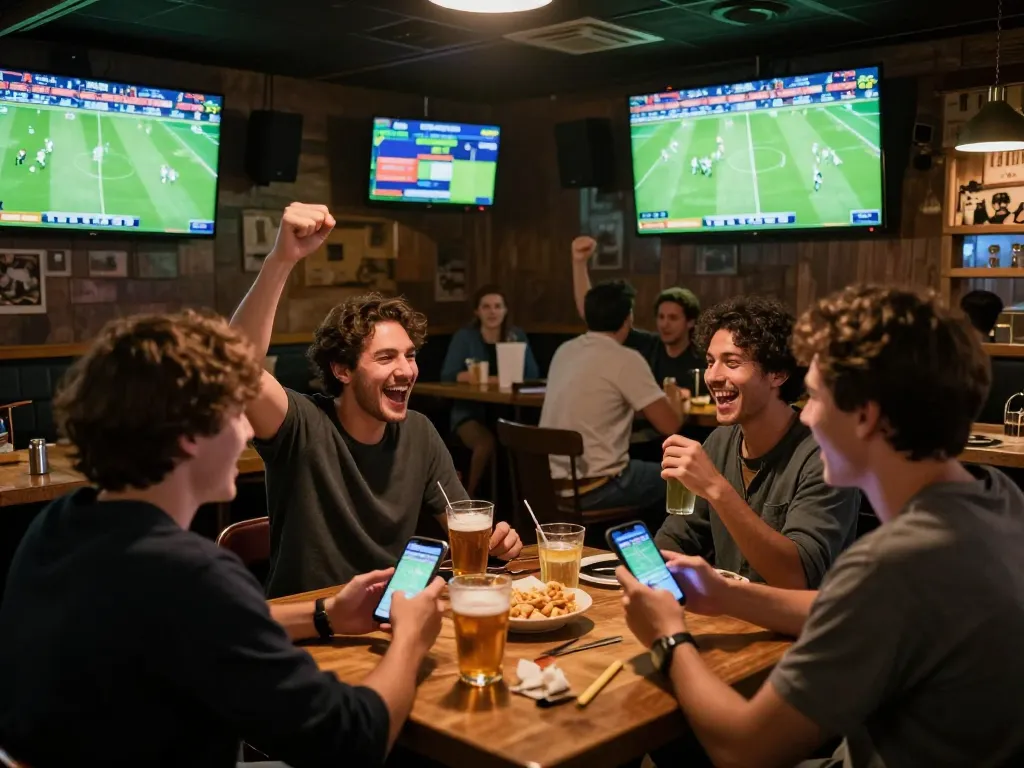 Experience the excitement of sports betting with vsc10 at your favorite sports bar.