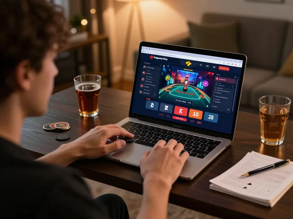 Pragmatic Play Login displayed on laptop screen, showing an engaging live casino gameplay session