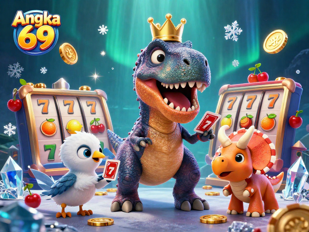 Play thrilling slot games at Angka 69 with colorful 3D characters and exciting gameplay.