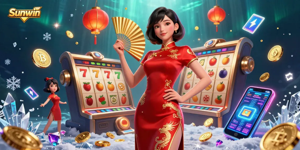 Experience thrilling wins at Sunwin with a vibrant Asian casino scene packed with lively game elements.