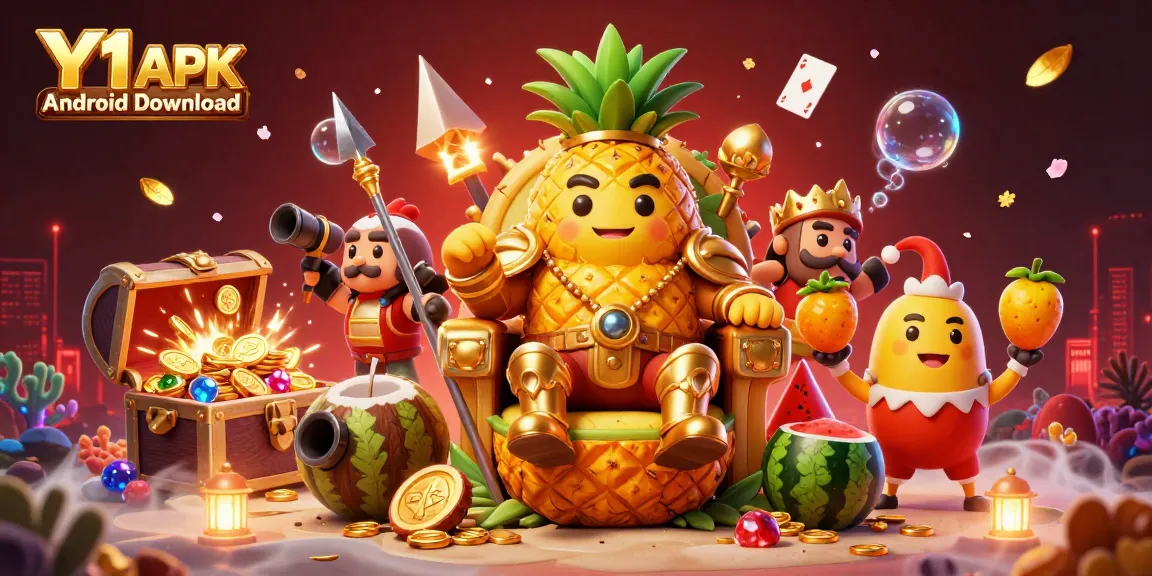 Activate Y1 APK Android Download to experience thrilling casino adventures in a vibrant 3D world.