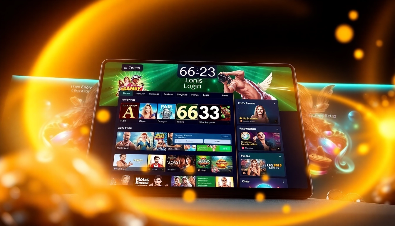 6623 đăng nhập - Experience a thrilling online gaming interface with diverse options for sports betting and casino games.