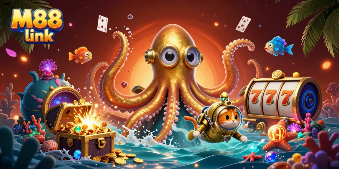 Engage with M88 link for exciting underwater treasure betting with games and jackpots!
