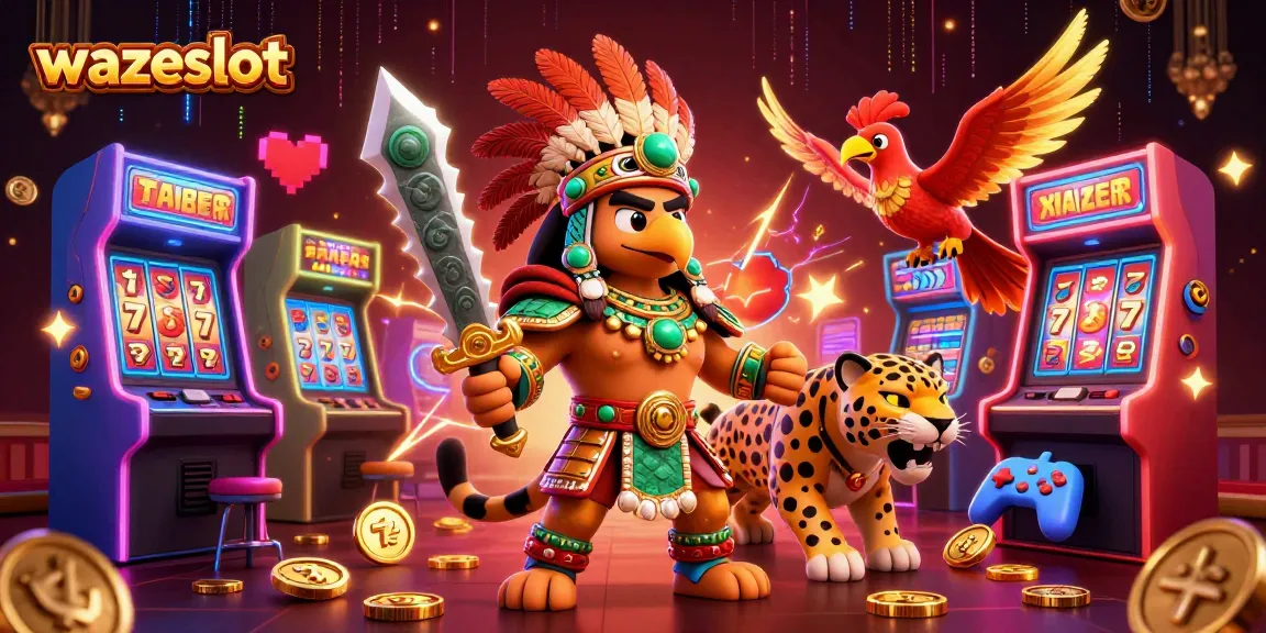 Spin unique jackpots with WAZESLOT in a vibrant casino adventure.