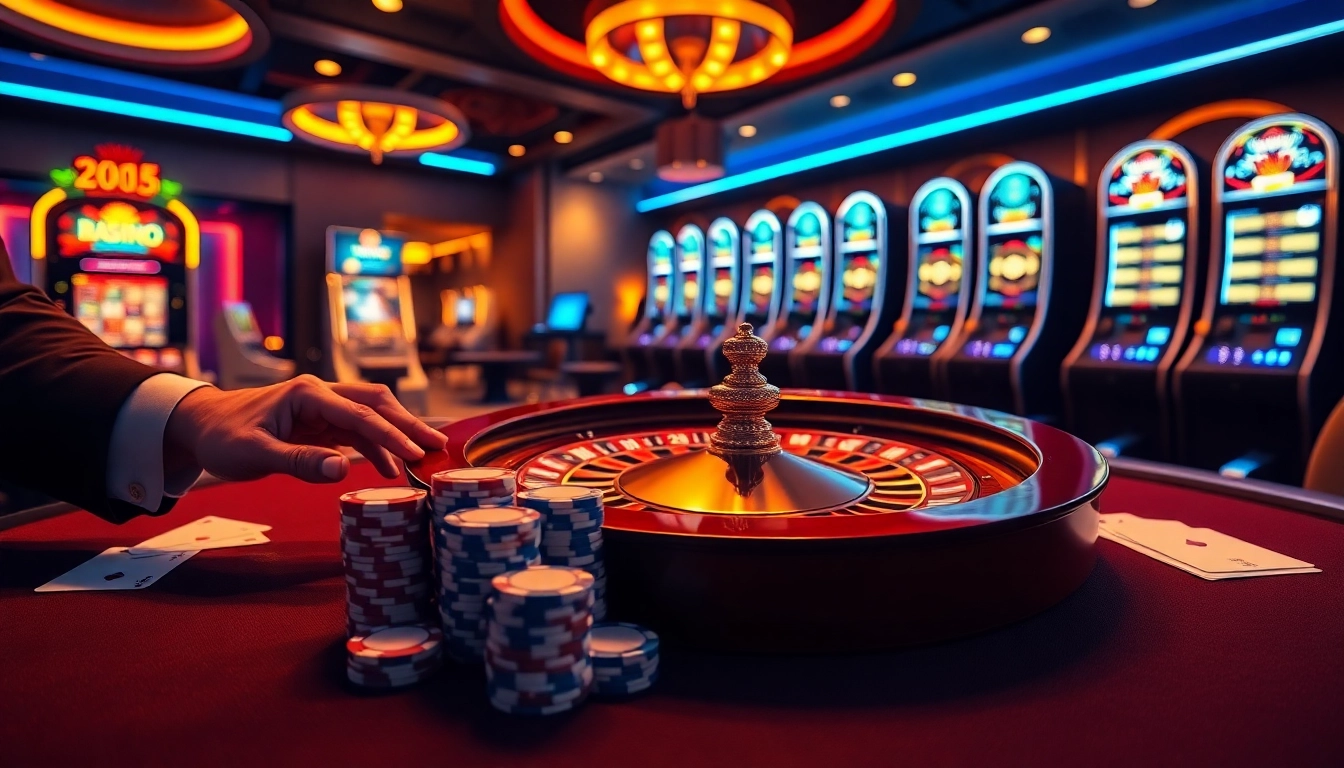 VM88 casino interface enabling professional betting with poker chips and roulette wheel in sharp focus
