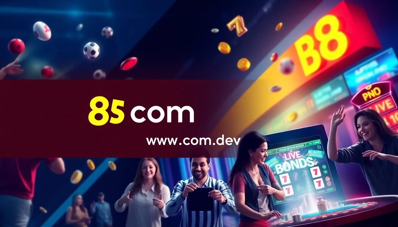 Exciting gaming experience at https://8scom.dev/ showcasing diverse betting options and lively atmosphere.