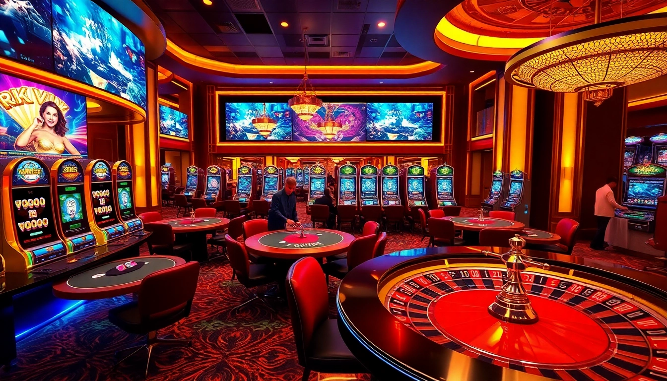 Players engage in thrilling poker games at Rikvip casino with modern technology.