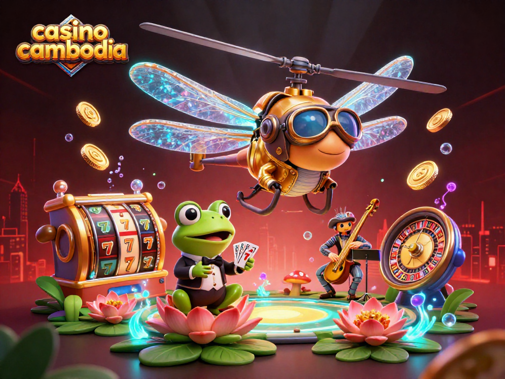 Experience the excitement of casino cambodia with vibrant characters and dynamic gaming elements.