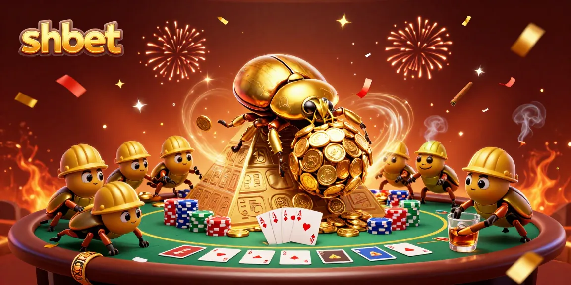 Experience the excitement at shbet rolling in golden coins amid vibrant casino elements.