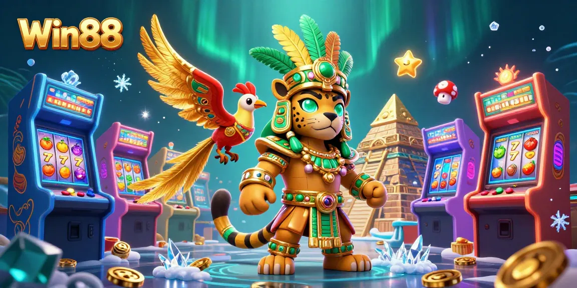Win88 promotes excitement as you engage with vibrant slot machines and unique gaming elements.