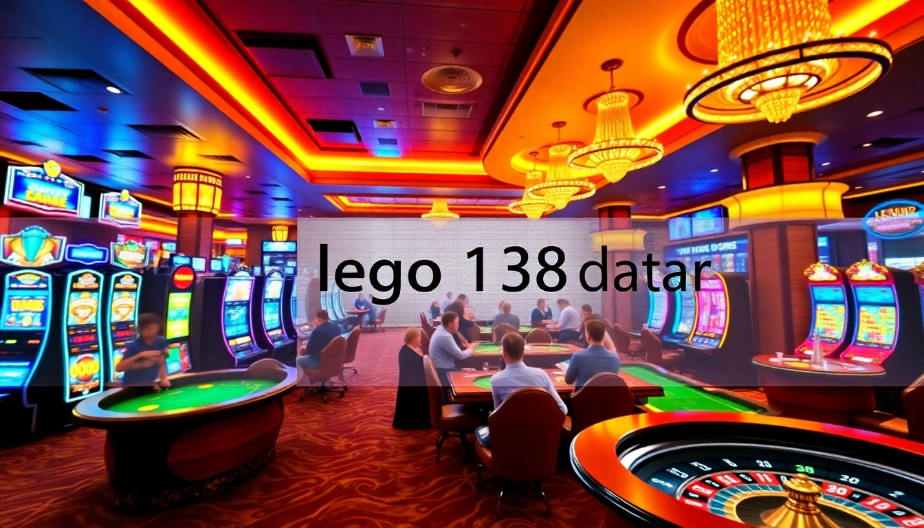 Experience thrilling wins at LEGO138 daftar in a vibrant casino setting with exciting games.