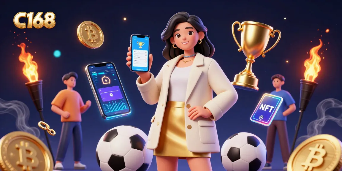 Engage with C168's thrilling sports betting experience featuring vibrant digital elements.