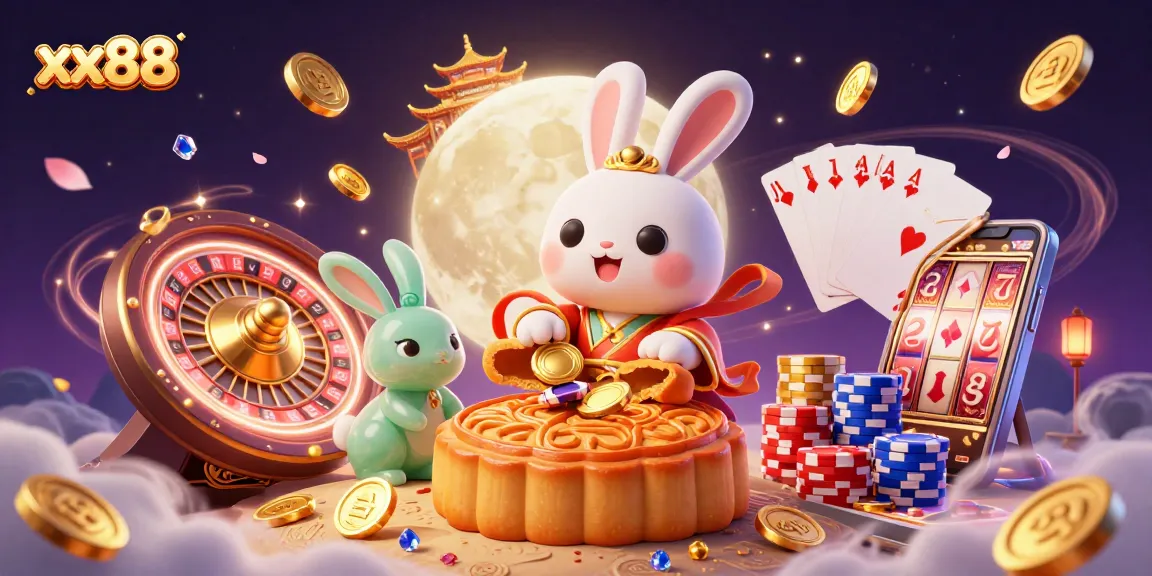 Experience winning with xx88's vibrant casino games and thrilling moon-themed elements.