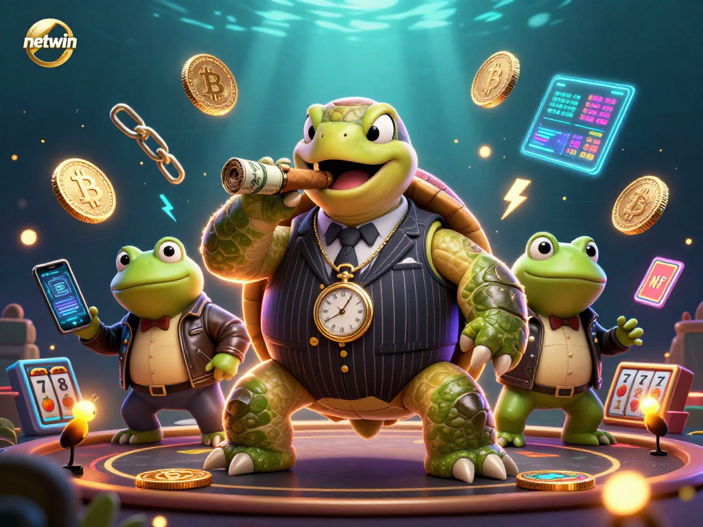 Experience thrilling games at netwin with immersive casino scenes featuring vibrant characters.