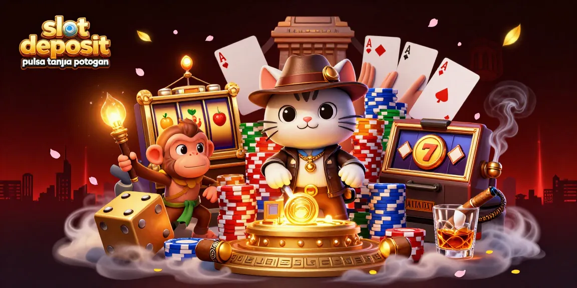 Menang dengan mudah di slot deposit pulsa tanpa potongan, lihat detail kasino yang menarik.