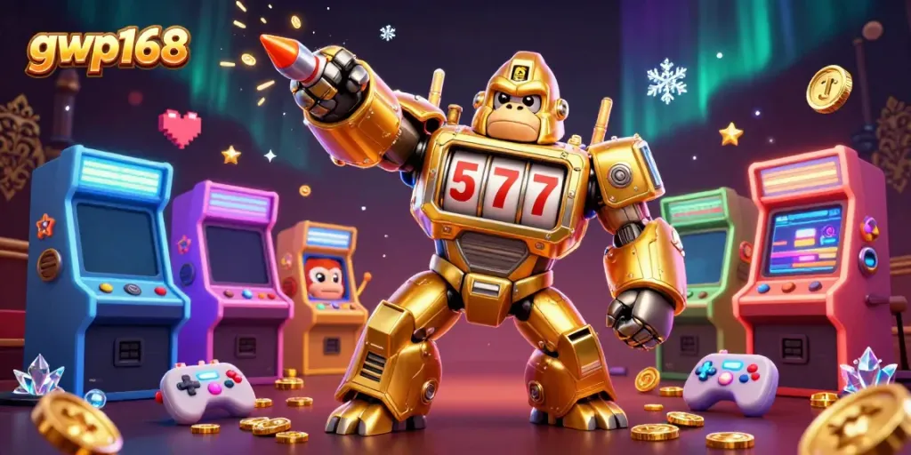 Menangkan jackpot di gwp168 dengan mesin slot 3D dan karakter luar angkasa yang unik!