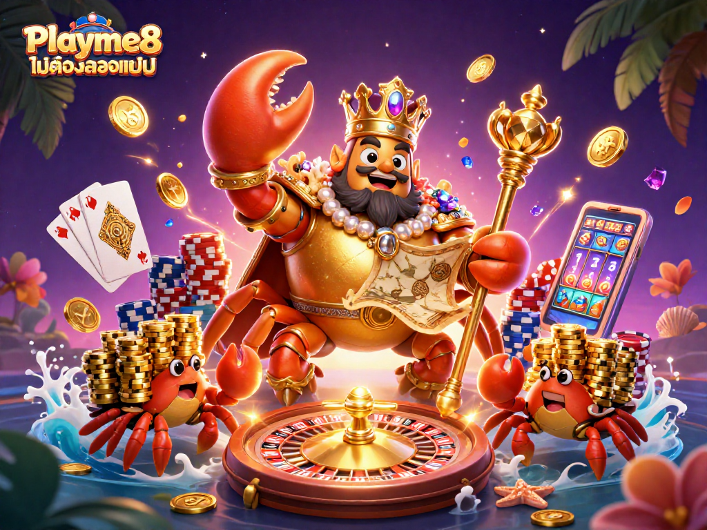 เล่นเกมคาสิโนออนไลน์กับ Playme8 ไม่ต้องโหลดแอป พร้อมโบนัสและชัยชนะมากมาย