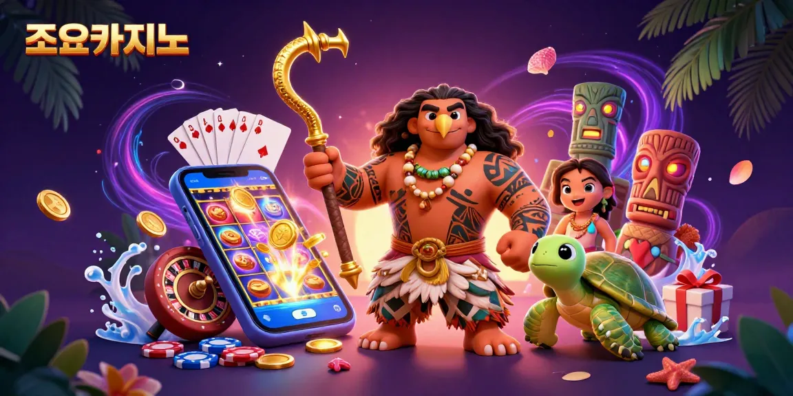 Join exciting action at 조이카지노 with thrilling slot games and colorful casino elements.