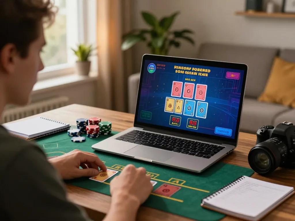 Experience thrilling gameplay at Juraganbet88 while playing live dealer blackjack from home.