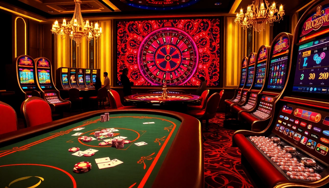 Experience the thrill of winning at xx88 vin with vibrant casino tables and action-packed games.
