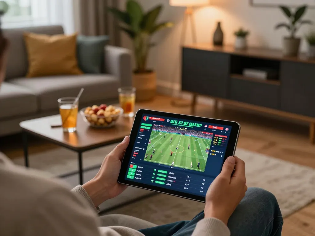 Engaging live sports betting scene on trang chủ xx88 showcased with a lively home atmosphere.