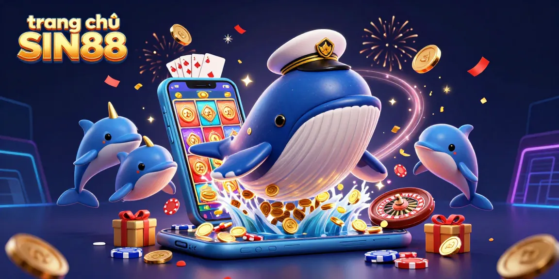 Engage with trang chủ SIN88 through vibrant casino characters in an enchanting online gaming scene.